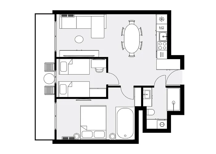 Apartament Urban Global, Jacuzzi, 8th Floor No 03, Free Garage, Self Check-in, No Deposit